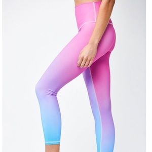 NWT Multi Gradient DYI High Waist Crop Leggings S